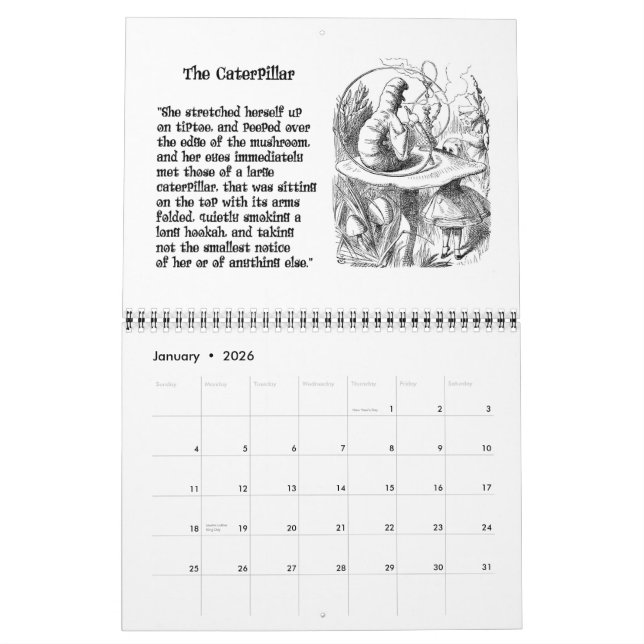 Alice 2007 kalender (Jan 2026)