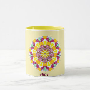 ALICE ~ A Personlig Candy Delight Mönster~ Mugg