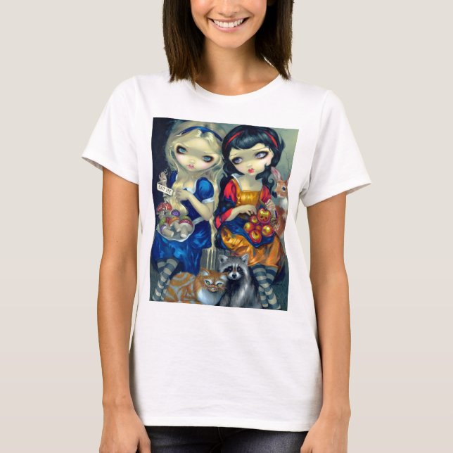 "Alice and Snow White" T Shirt (Framsida)