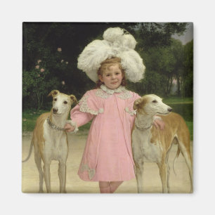 Alice Antoinette de la Fördärva som åldras fem Magnet