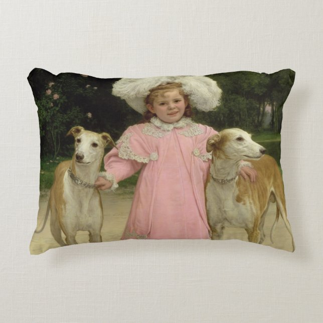 Alice Antoinette de la Fördärva som åldras fem Prydnadskudde (Framsidan)