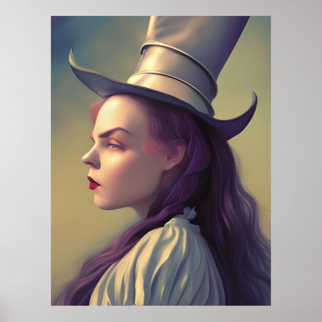 Alice är Hatter Poster (Framsidan)