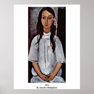 Alice av Amedeo Modigliani Poster