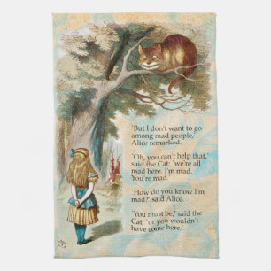 Alice Äventyr i Underlandet Cheshire Cat Kökshandduk