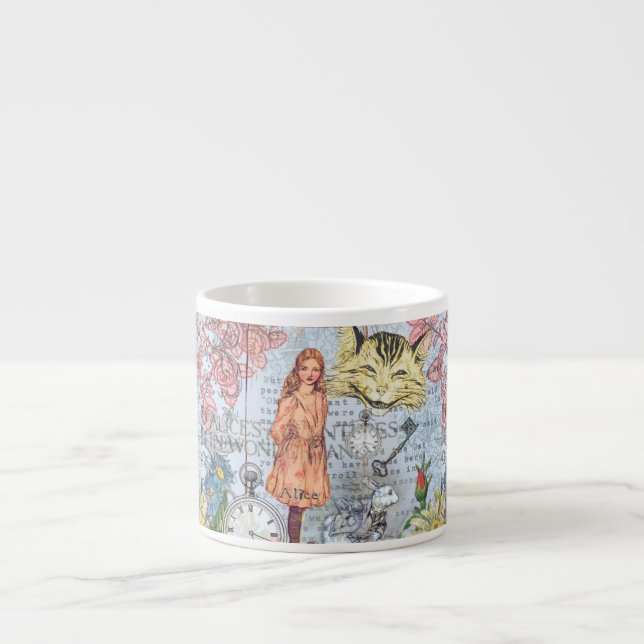 Alice Äventyr i Underlandet Classic Rackham Espressomugg (Framsidan)