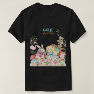 Alice Äventyr i Woderland Birthday Tea Party T Shirt