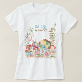Alice Äventyr i Woderland Birthday Tea Party T Shirt