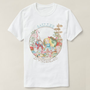Alice Äventyr i Woderland Birthday Tea Party T Shirt