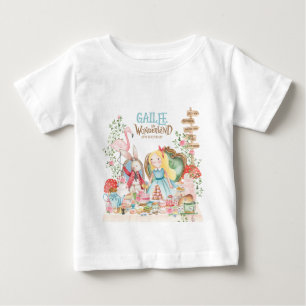 Alice Äventyr i Woderland Birthday Tea Party T Shirt