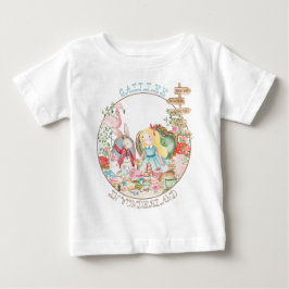 Alice Äventyr i Woderland Birthday Tea Party T Shirt