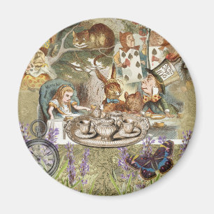 Alice Äventyr i Wonderland Mad Tea Party Magnet