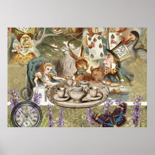 Alice Äventyr i Wonderland Mad Tea Party Poster