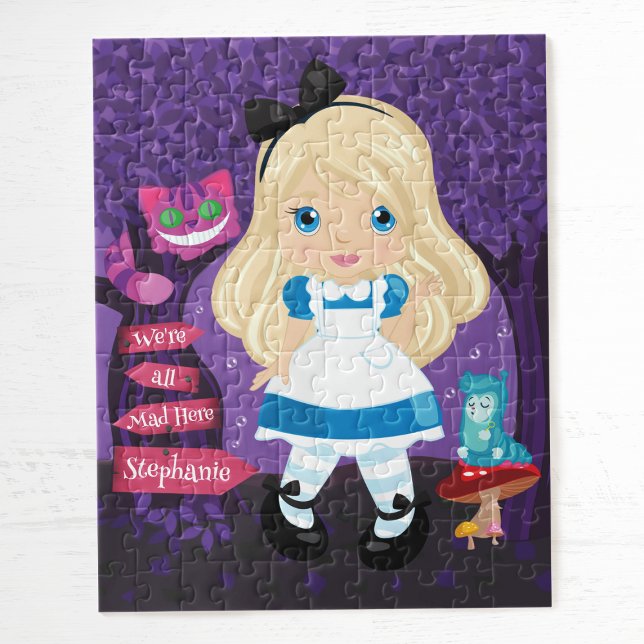 Alice Äventyr i Wonderland Personlig Jigs Pussel (Skapare uppladdad)