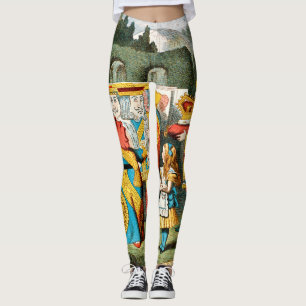 Alice Äventyr Underlandet Hjärtans Drottning Leggings