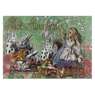 alice äventyrs kort wonderland hattaren kanin
