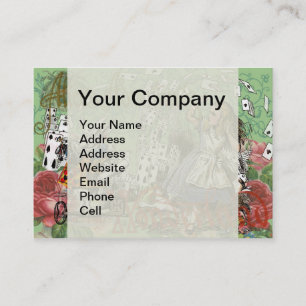 alice äventyrs kort wonderland hattmakare kanin