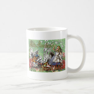 alice äventyrs kort wonderland hattmakare kanin kaffemugg