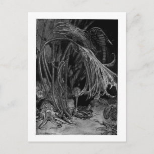 Alice B. Woodward: Silurian Marine art vycard Vykort
