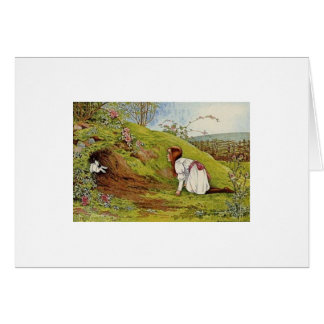 Alice besegrar kaninhål OBS kort