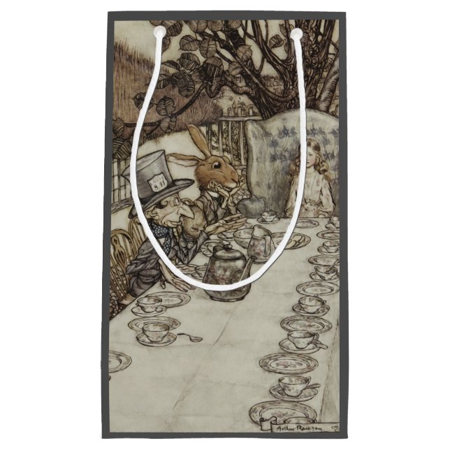 Alice Birthday Unfödelsedagspressen Rabbit Hatter  (Framsidan)