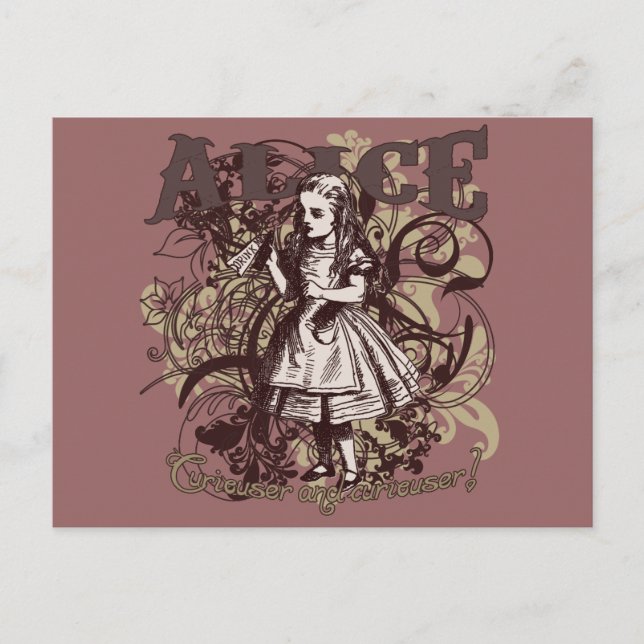 Alice Carnivale Stil Vykort (Framsida)