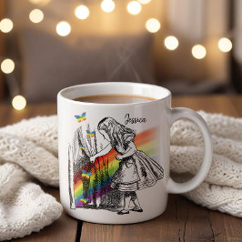 Alice Chasing the Rainbow Kaffemugg