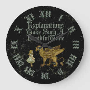 Alice citationsteckenförklaringar stor klocka