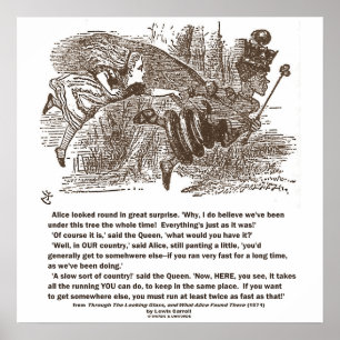 Alice den röda drottningen alla spring kan du göra poster