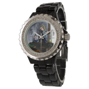 Alice & det tittar exponeringsglaset armbandsur