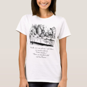 Alice & det tokiga Teapartyet med "samtal" T-shirt