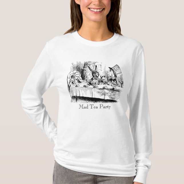 Alice & det tokiga Teapartyet - skjorta Tee (Framsida)