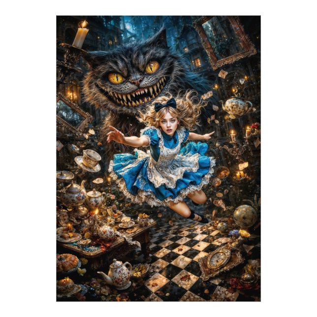 Alice: Down the Hole Fototryck (Framsidan)