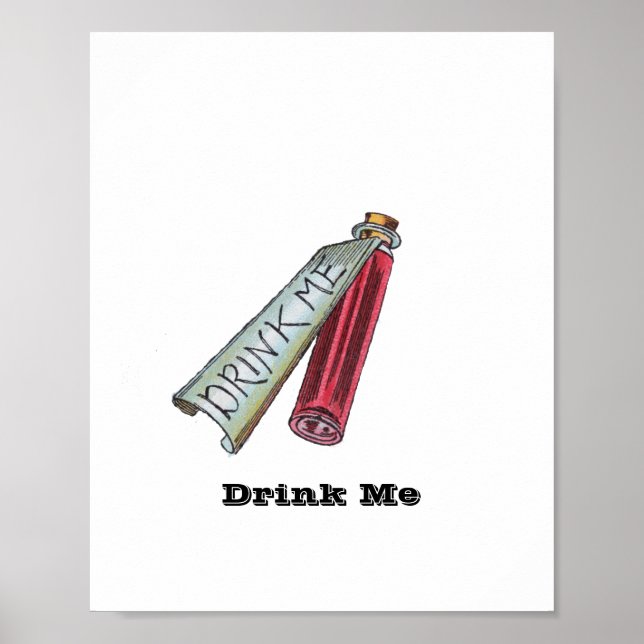 Alice - Drick Mig 1865 Poster (Framsidan)