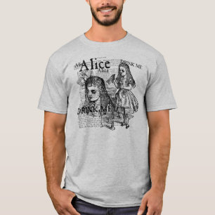 Alice Drink Me Collage T-shirt
