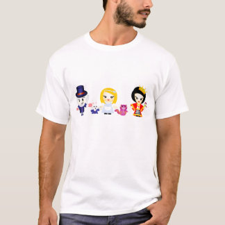 Alice, drottningen och den tokiga hatteren t-shirt