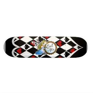 Alice Fe-Äter mig Animeskateboarden Mini Skateboard Bräda 18,7 Cm