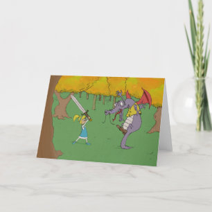 Alice Fighting the Jabberwocky Tack Kort