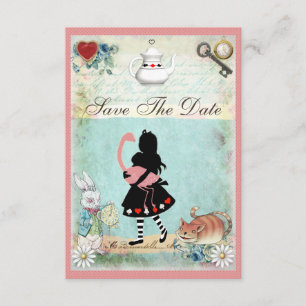 Alice, Flamingo & Cat Baby Shower Spara datumet