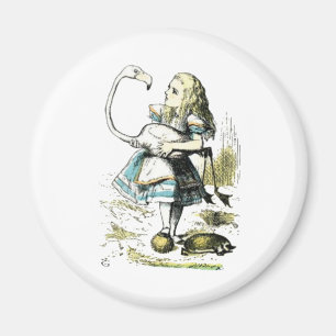 Alice & flamingoen tänder pastell magnet