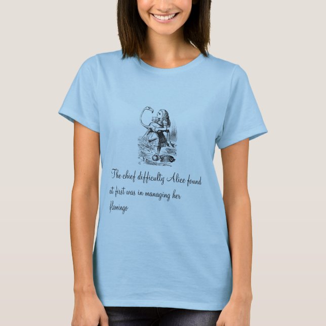 Alice Flamingoskjorta Tee Shirt (Framsida)