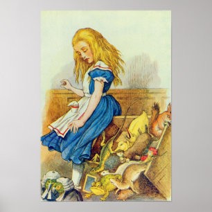 Alice förargar Jury-Boxas Poster