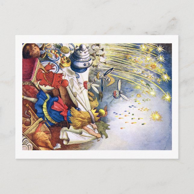 ALICE FÖRLORAR SIN COOLA I WONDERLAND VYKORT (Framsida)