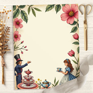 Alice Galen Hatt Te-fest Scrapbookpapper