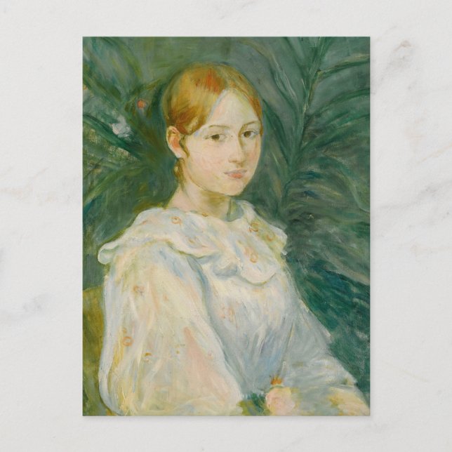 Alice Gamby en Buste | Berthe Morisot Vykort (Framsida)