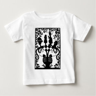Alice genom det tittar glaset baby T-Shirt