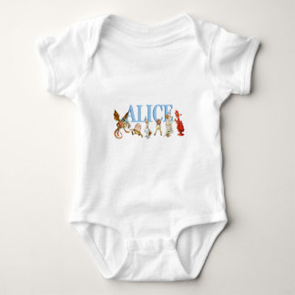 Alice genom Tittar glas och vänner T-shirt