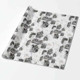 Alice genom Tittar glasdecoupage/Wrap Presentpapper