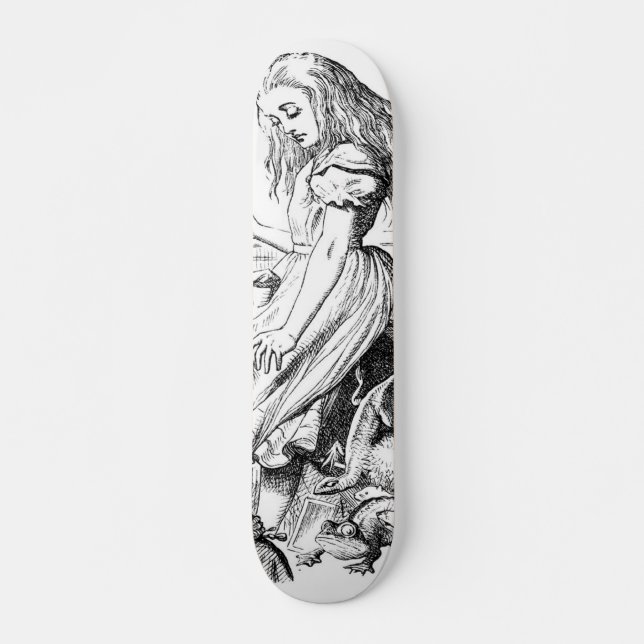 Alice ger sig bevisar old school skateboard bräda 21,6 cm (Framsida)