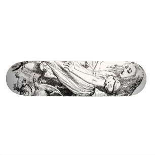 Alice ger sig bevisar old school skateboard bräda 21,6 cm