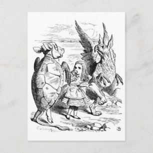 Alice, Griffin och Mock Turtle Dance Vykort